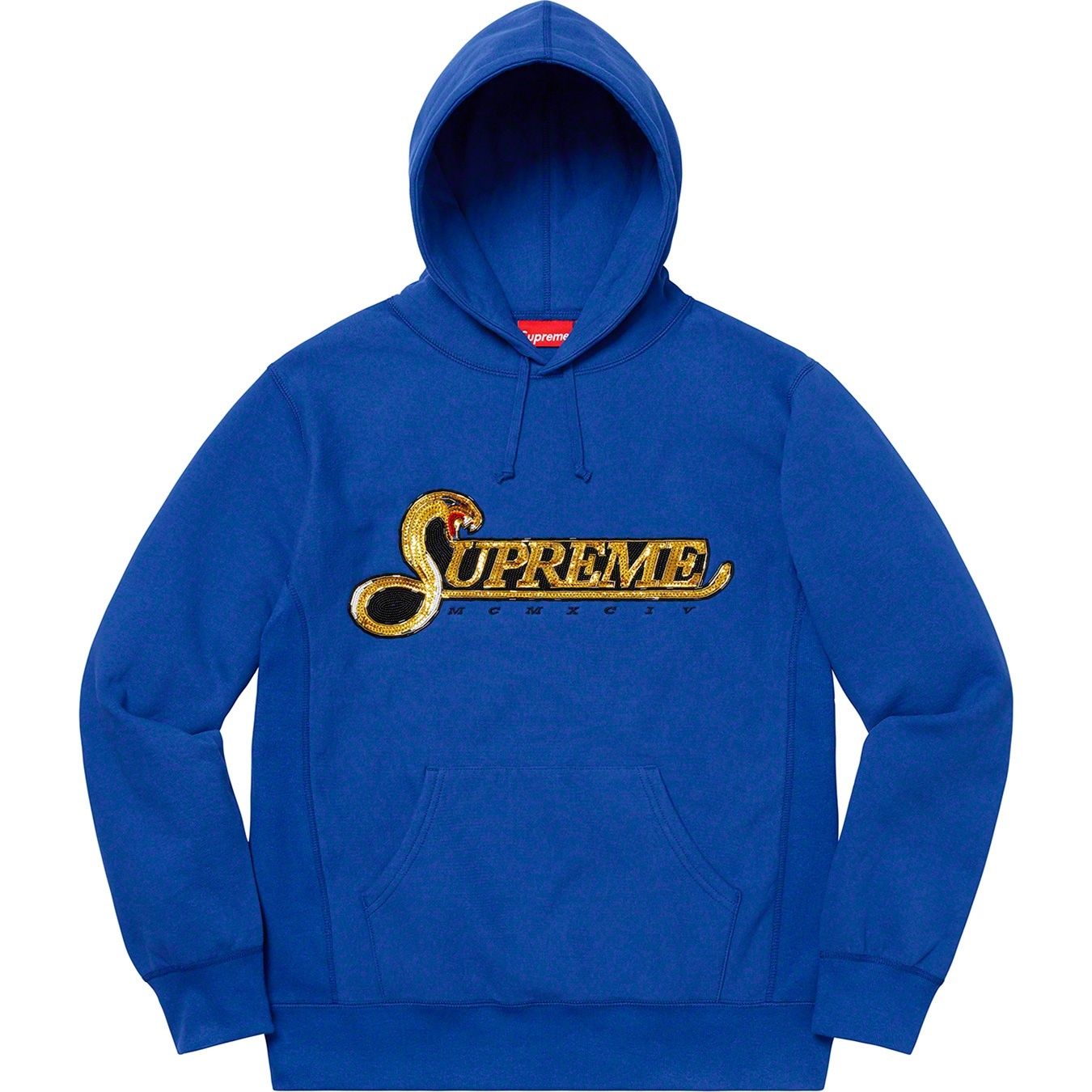 Sequin Viper Hooded Sweatshirt view 3